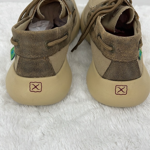 TWISTED X ECO TWX  SIZE 8 Casual Tan Canvas Men's Shoes - Picture 7 of 9